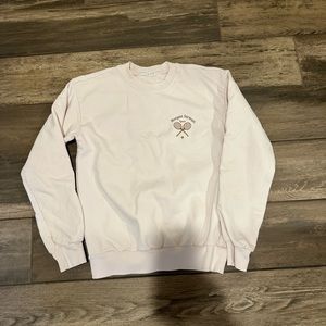 Morgan Stewart Sport crew neck in light pink